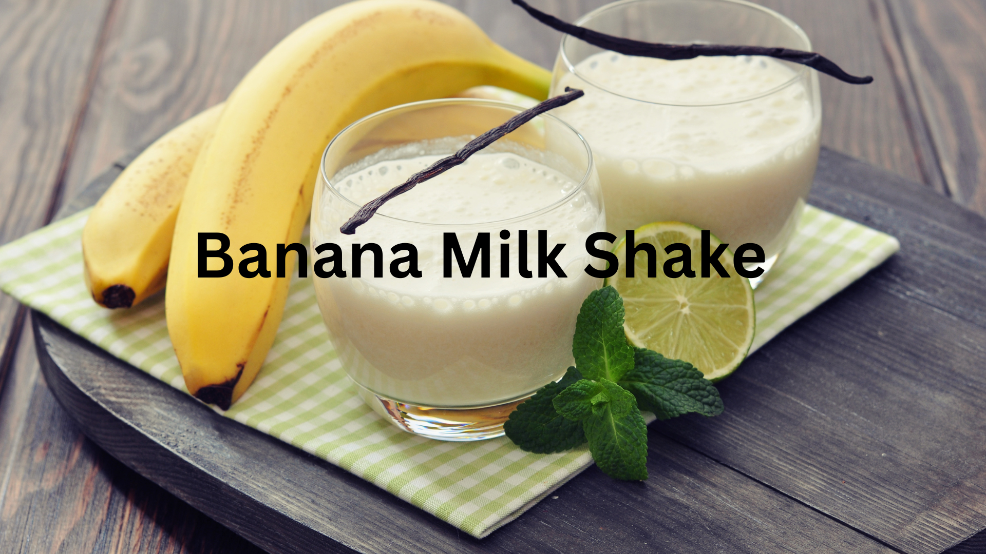 Banana milk shake