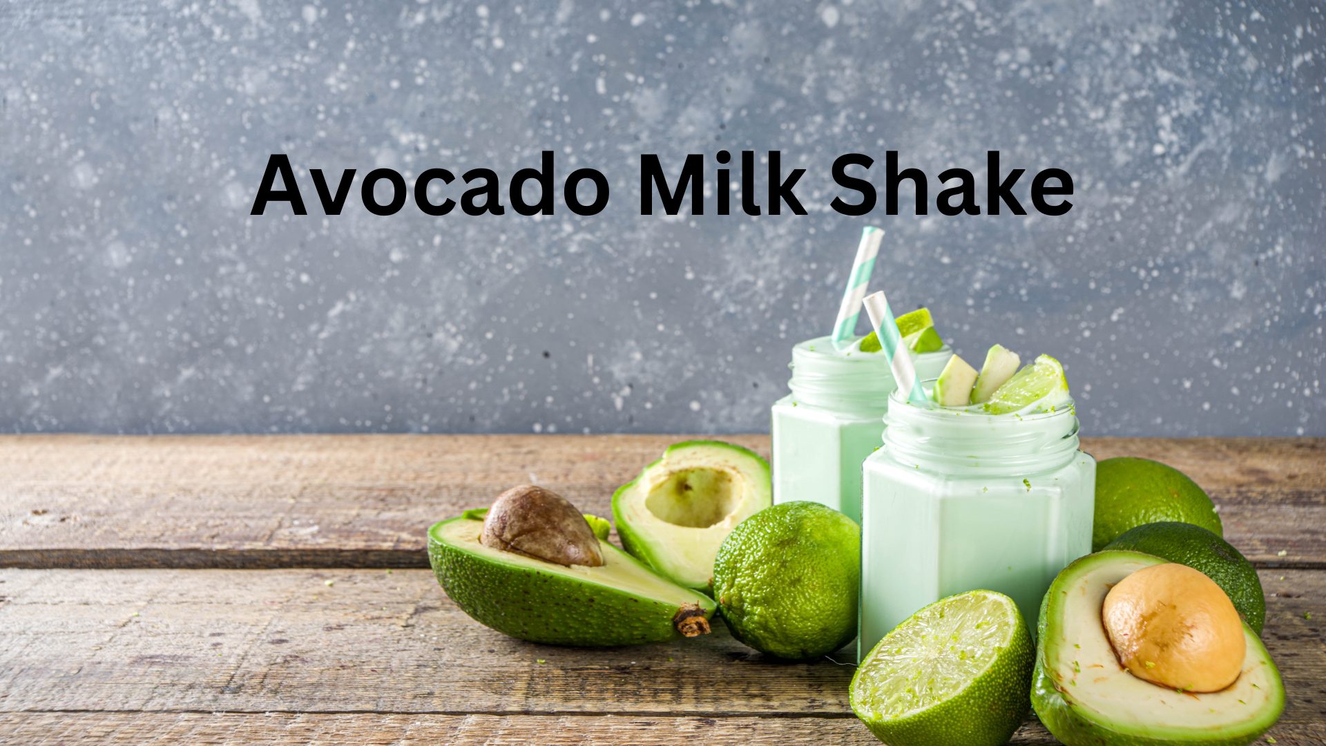 Avocado milk shake