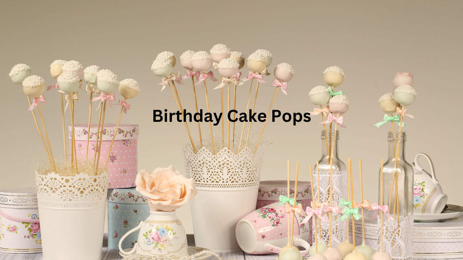 Birthday Cake Pops