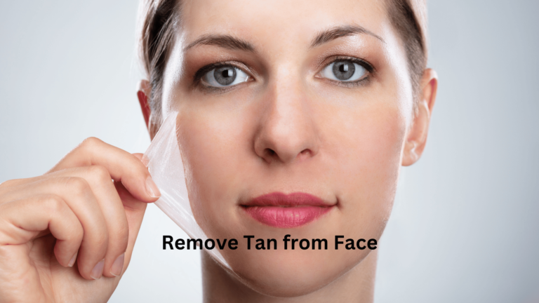 Remove Tan from Face